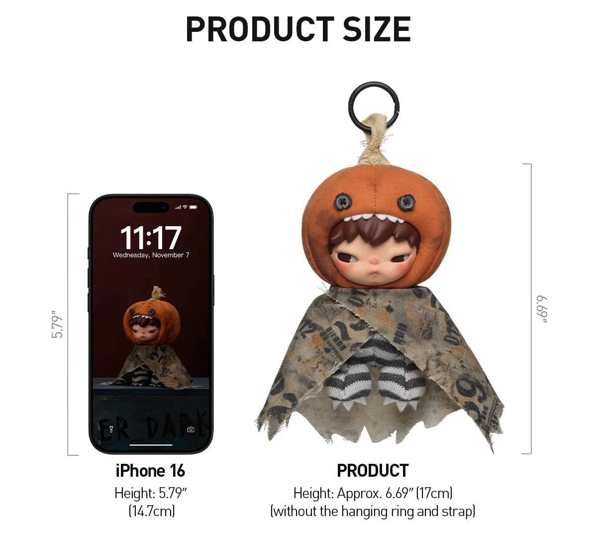 Hirono After Dark Series Plush Doll Pendant Blind Box