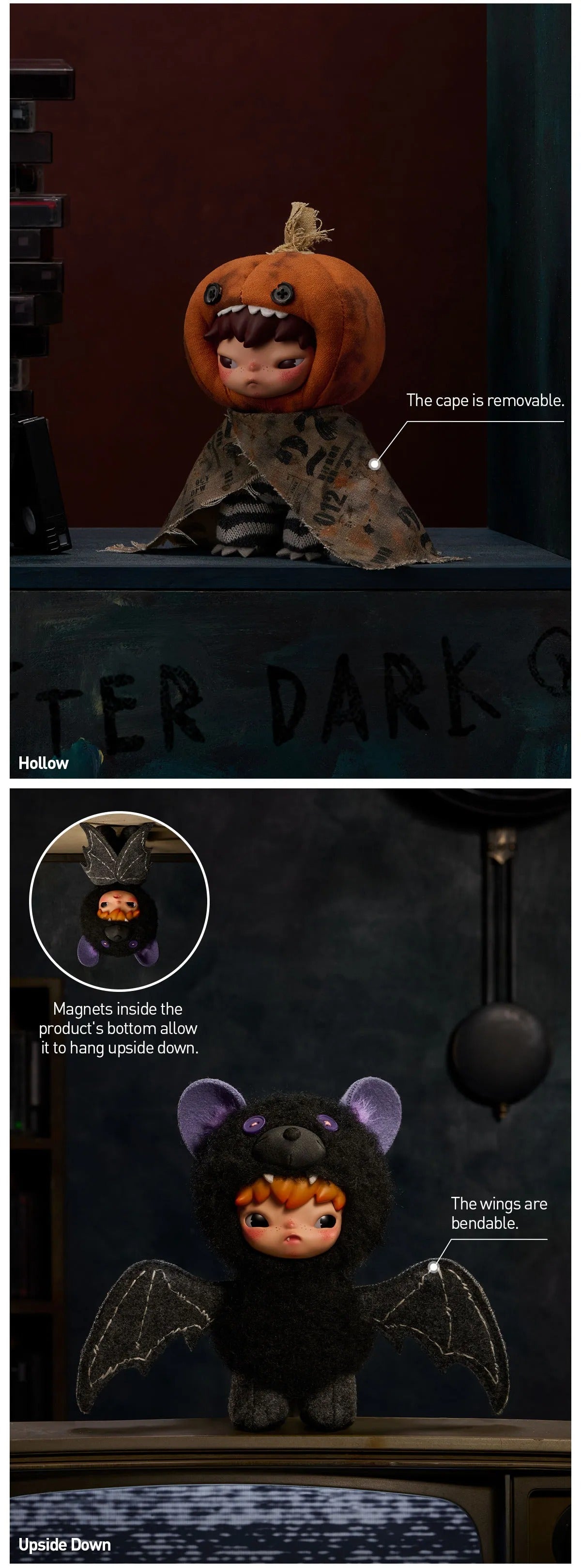 Hirono After Dark Series Plush Doll Pendant Blind Box