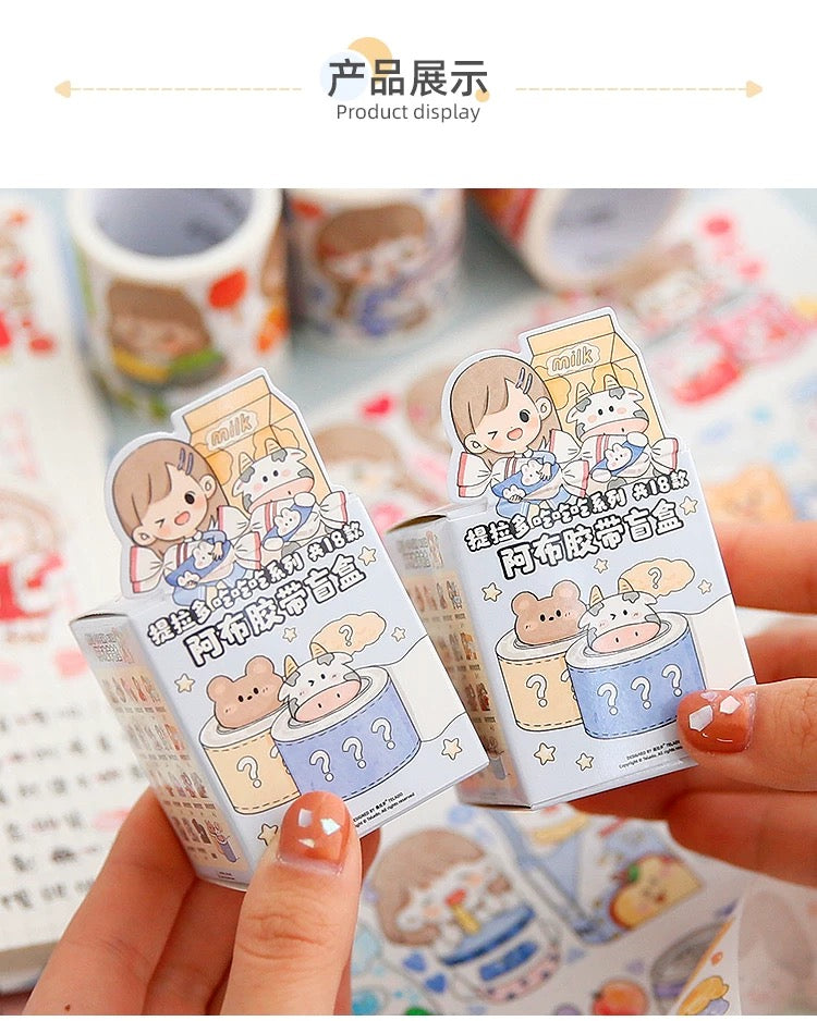 Abu Washi Tape Blind Box - Abu Eat Eat Eat Series