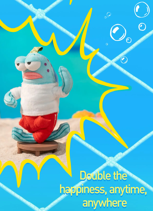 POP MART Bikini Bottom Buddies Whimsical Plush Blind Box
