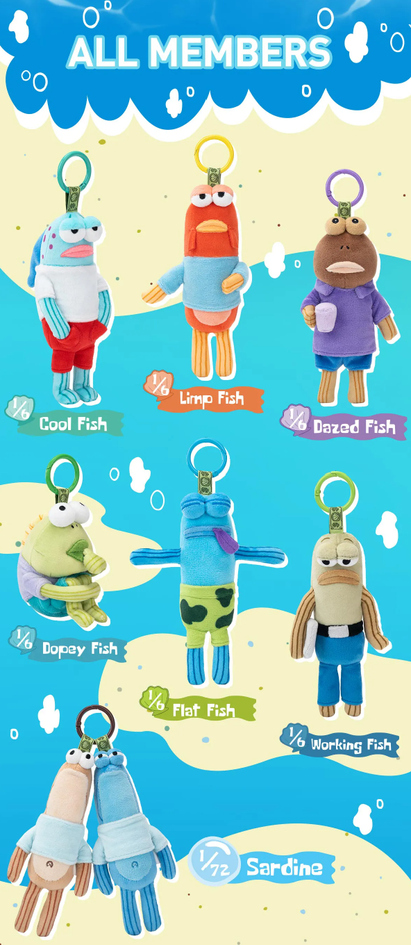 POP MART Bikini Bottom Buddies Whimsical Plush Blind Box