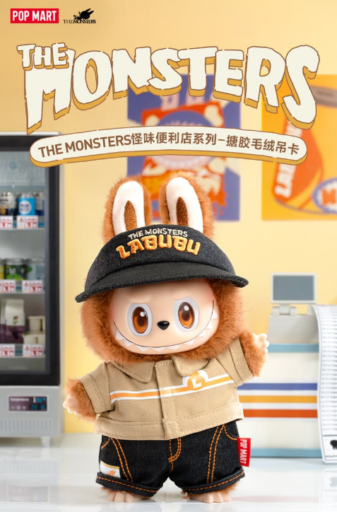 Labubu The Monster Wacky Mart Staff Series Vinyl Plush Pendent by POP MART