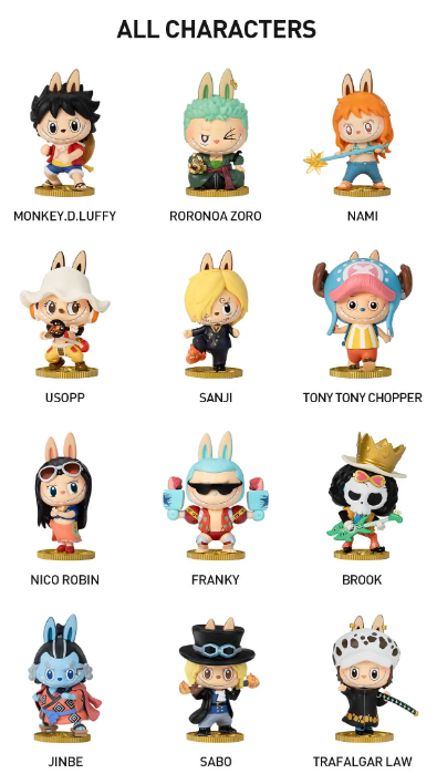THE MONSTERS × One Piece Series Figures Blind Box