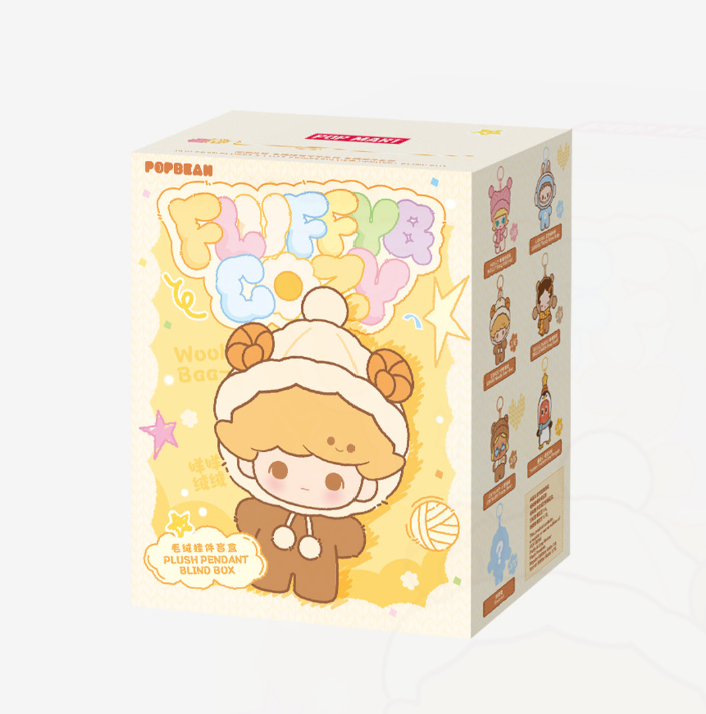 POP BEAN Fluffy & Cozy Series-Plush Pendant Blind Box