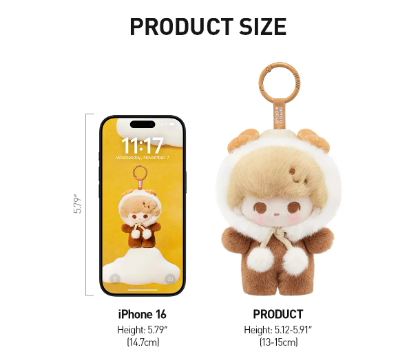 POP BEAN Fluffy & Cozy Series-Plush Pendant Blind Box