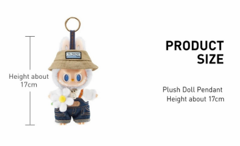 LABUBU THE MONSTERS FALL IN WILD SERIES-Vinyl Plush Doll Pendant