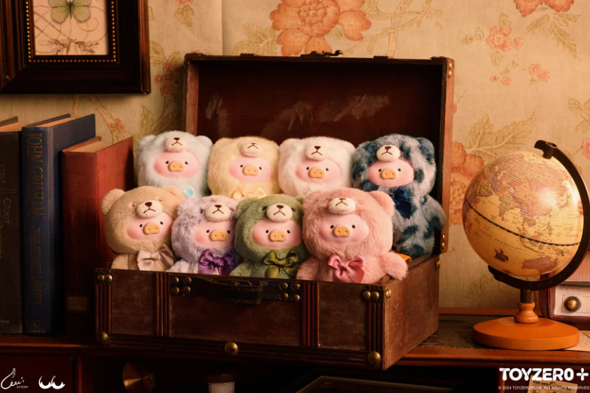 Lulu The Piggy Vintage Teddy Shop Vinyl Plush Pendant Blind Box