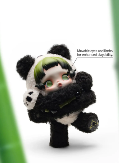 SKULLPANDA Lazy Panda Plush Doll Pendant