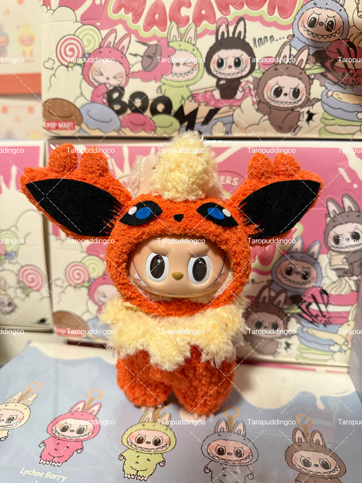 Crochet Eevee Evolution | Labubu Outfit for Have A Seat & Exciting Macaron