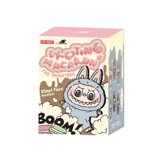 POP MART Exciting Macaron The Monsters vinyl face authentic Labubu blind boxes collectible toy