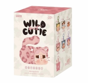 POP MART Wild Cutie CRYBABY blind box pendant with collectible animal character keychains
