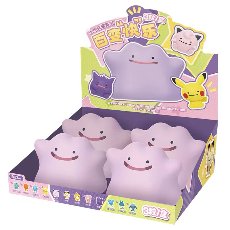 [PRE ORDER] Pokemon Ditto Qface Series Mini Figures Blind Box (3PCS/Box)