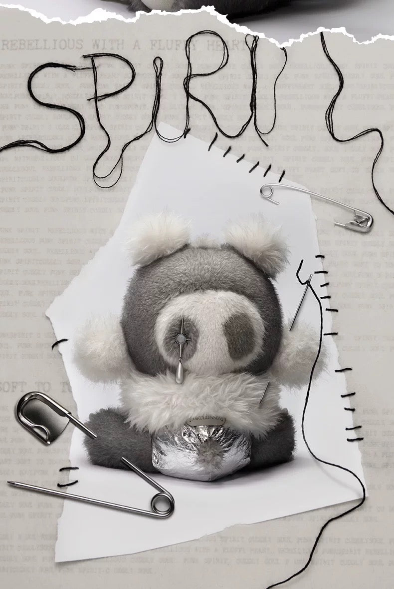 [Pre Order] θ SKULLPANDA Punk Panda Plush Doll