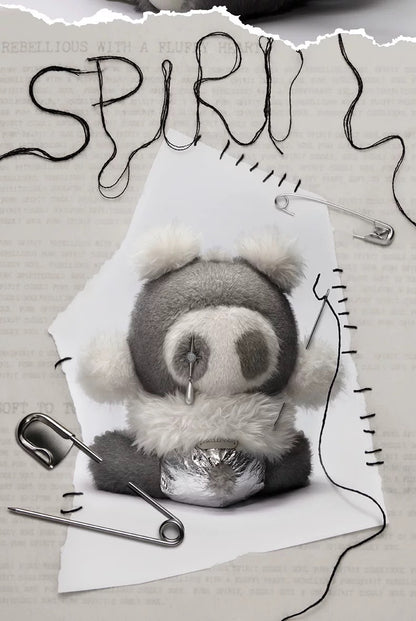 [Pre Order] θ SKULLPANDA Punk Panda Plush Doll