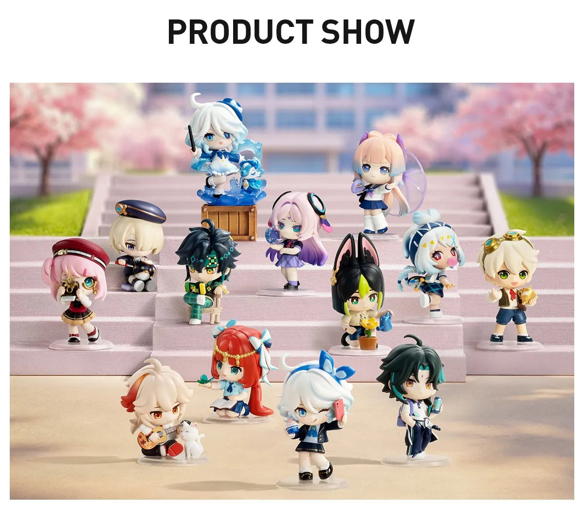 [PRE ORDER] Genshin Impact Academy's Light and Shadow Poetry Chibi Series Blind Box