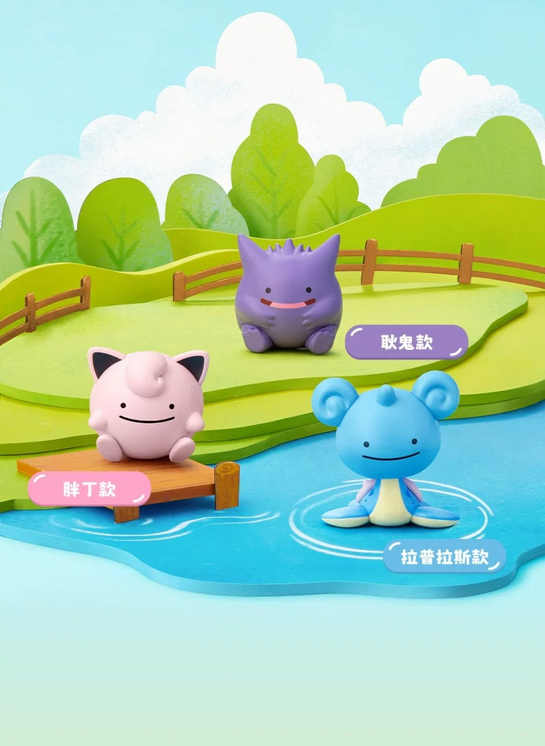 [PRE ORDER] Pokemon Ditto Qface Series Mini Figures Blind Box (3PCS/Box)