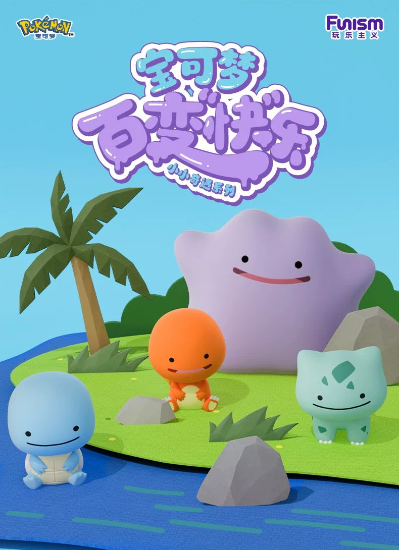 [PRE ORDER] Pokemon Ditto Qface Series Mini Figures Blind Box (3PCS/Box)