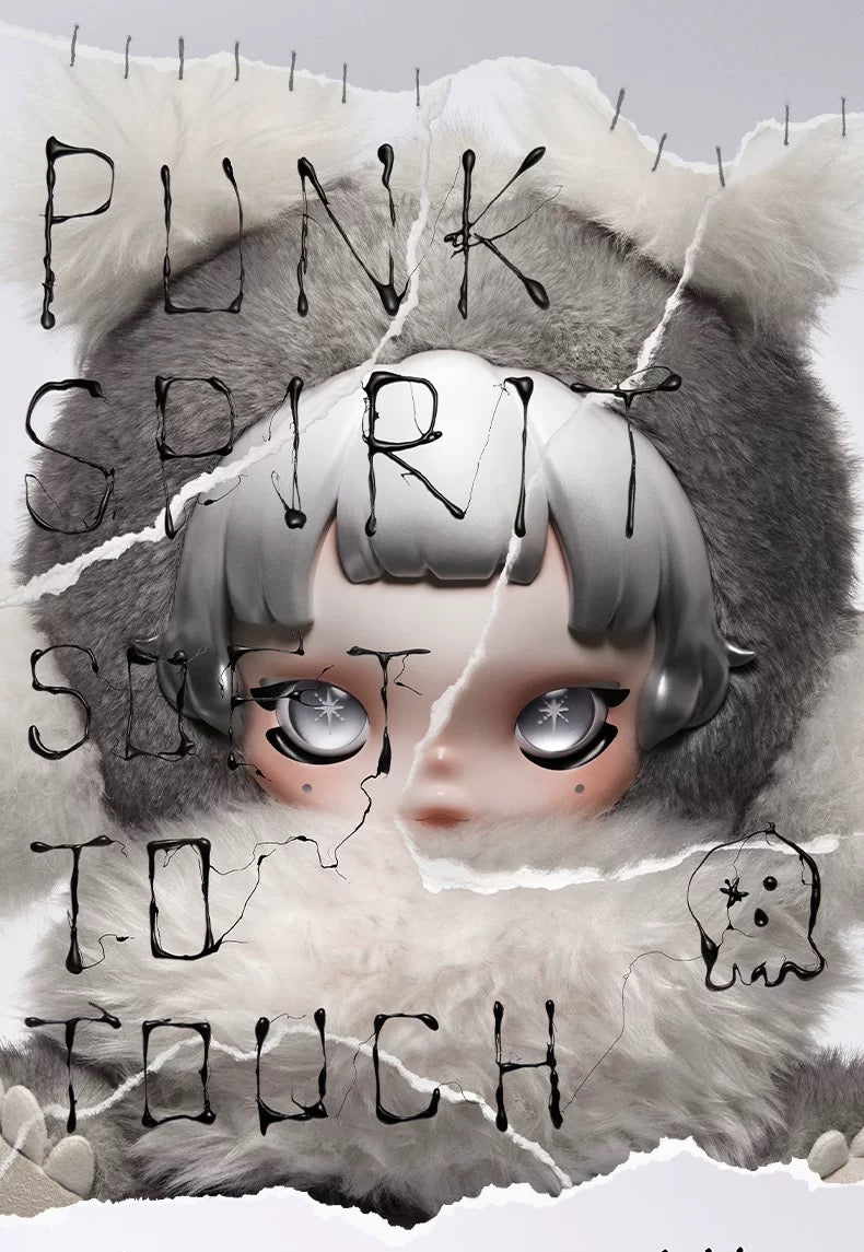 [Pre Order] θ SKULLPANDA Punk Panda Plush Doll