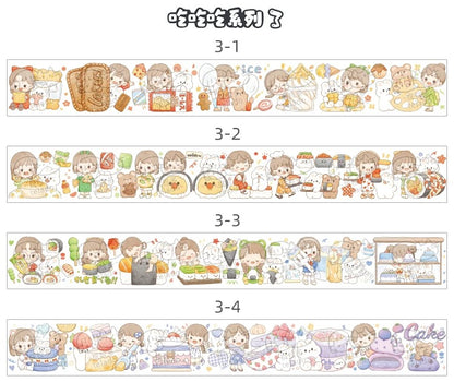 Abu Washi Tape Blind Box - Abu Eat Eat Eat Series