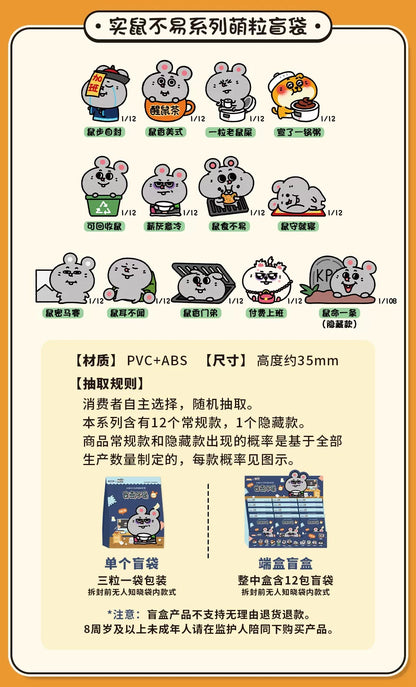 [PRE ORDER] MEIJI & DASHU Office Life Series Mini Figure Blind Bag (3 Pcs/Bag)
