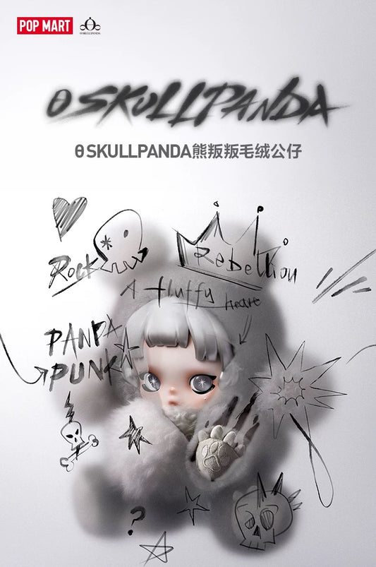 [Pre Order] θ SKULLPANDA Punk Panda Plush Doll