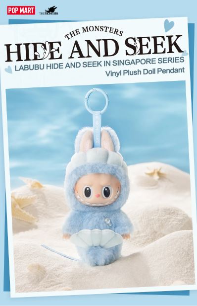 Labubu Hide and Seek Vinyl Plush Doll Pendant [Singapore Exclusive]