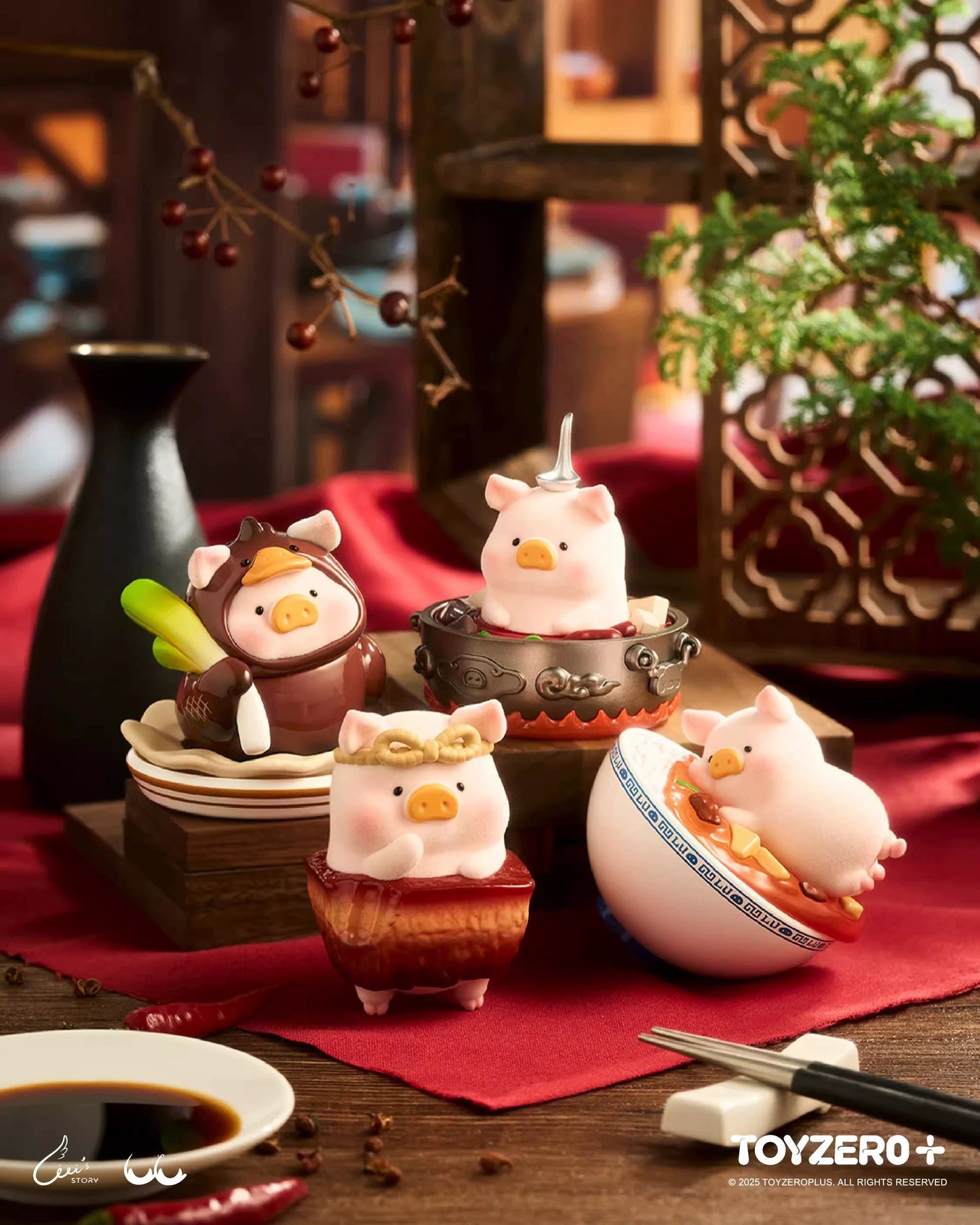 LuLu the Piggy Lu's Table Small Restaurant Blind Box