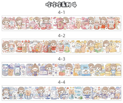 Abu Washi Tape Blind Box - Abu Eat Eat Eat Series