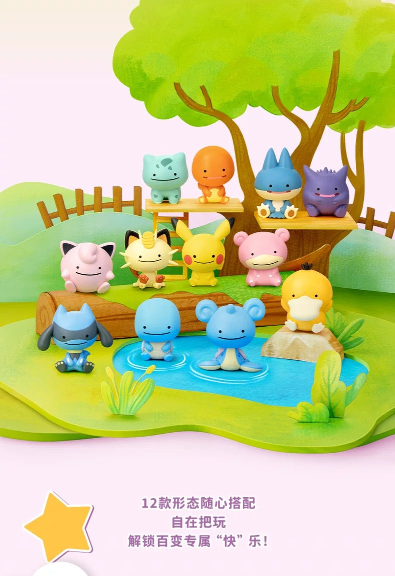 [PRE ORDER] Pokemon Ditto Qface Series Mini Figures Blind Box (3PCS/Box)