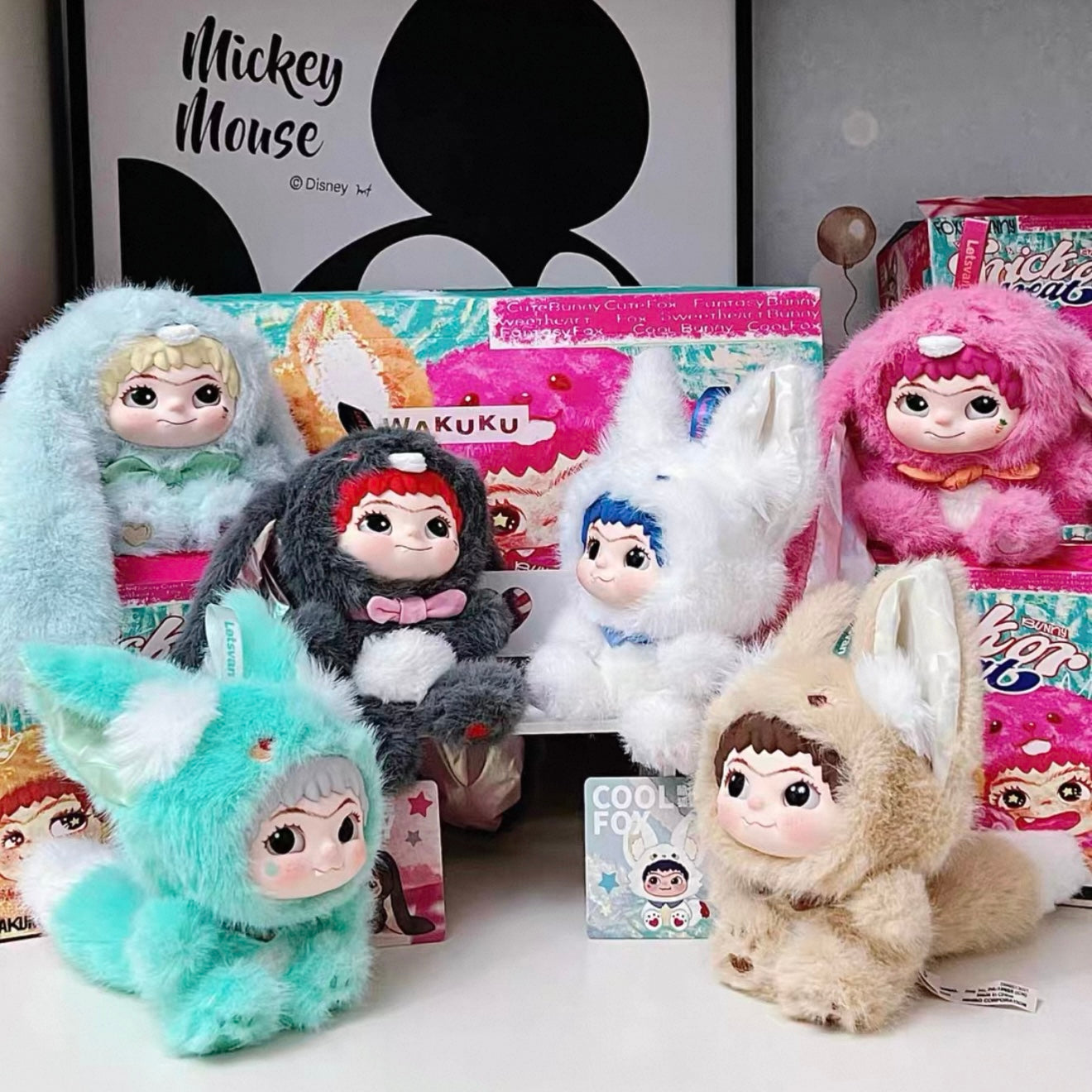 WAKUKU V2 Fox and Bunny Trick or Treat Series Blind Box