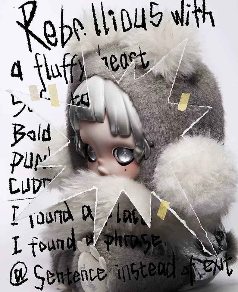 [Pre Order] θ SKULLPANDA Punk Panda Plush Doll