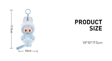 Labubu Hide and Seek Vinyl Plush Doll Pendant [Singapore Exclusive]