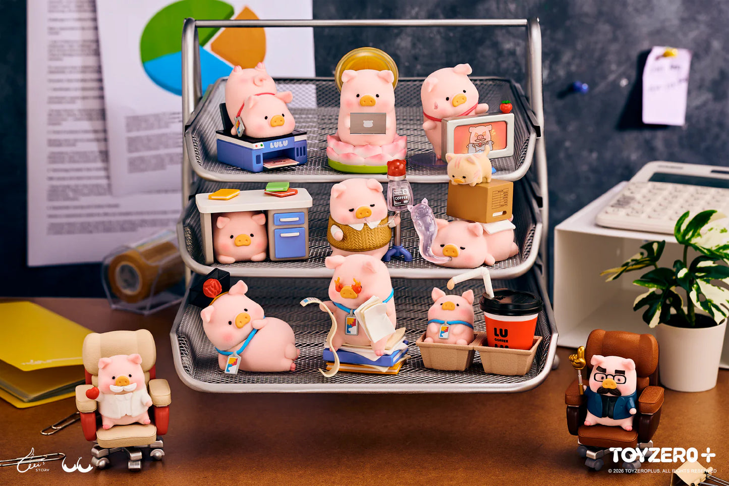 [PRE ORDER] LuLu the Piggy Busy Workday Series Figure Blind Box