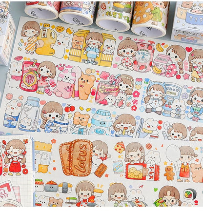 Abu Washi Tape Blind Box - Abu Eat Eat Eat Series