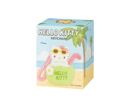 HELLO KITTY Summer Black Leather Series Plush Aromatherapy Blind Box