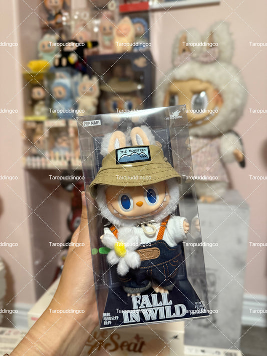 Authentic Labubu Fall in Wild Keychain Plush 