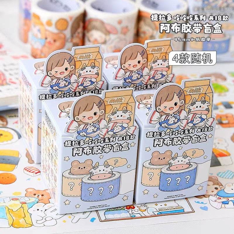 Abu Washi Tape Blind Box - Abu Eat Eat Eat Series