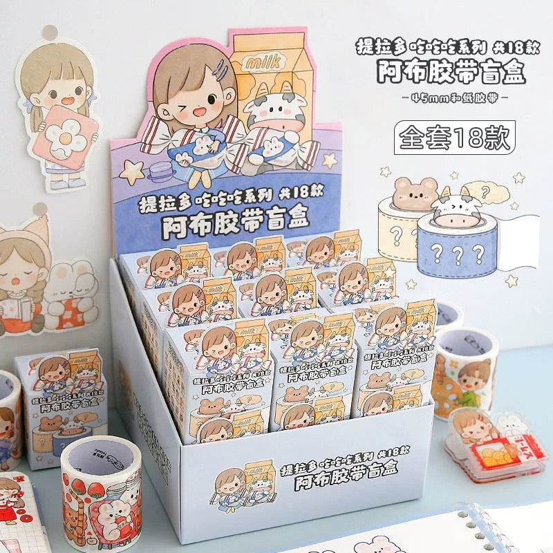 Abu Washi Tape Blind Box - Abu Eat Eat Eat Series