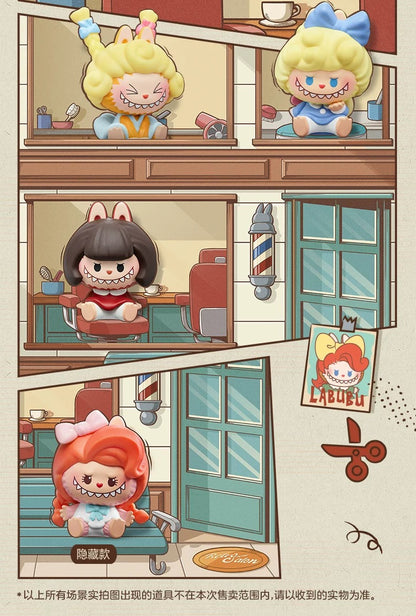 POP BEAN The Monsters Labubu Hair Salon Mini Bean Series Figure Blind Box