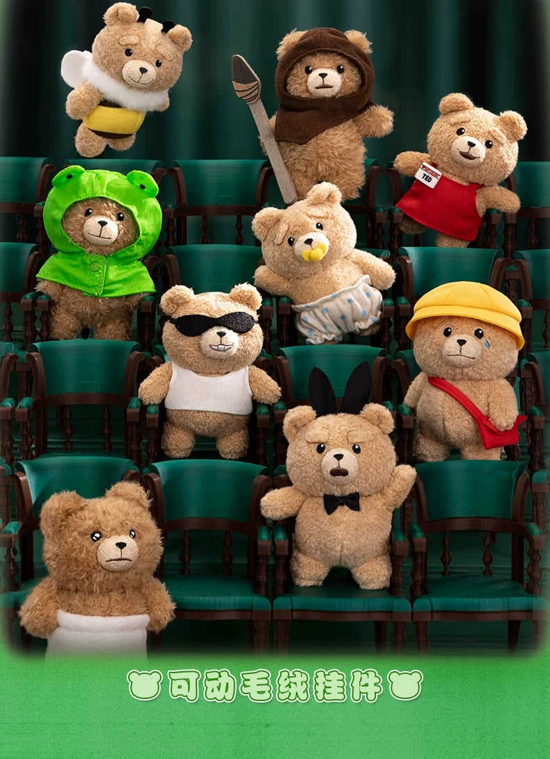 [PRE ORDER] Ted2 Baby Ted Movable Plush Keychain Series Blind Box
