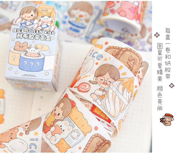 Abu Washi Tape Blind Box - Abu Eat Eat Eat Series
