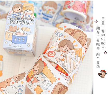 Abu Washi Tape Blind Box - Abu Eat Eat Eat Series