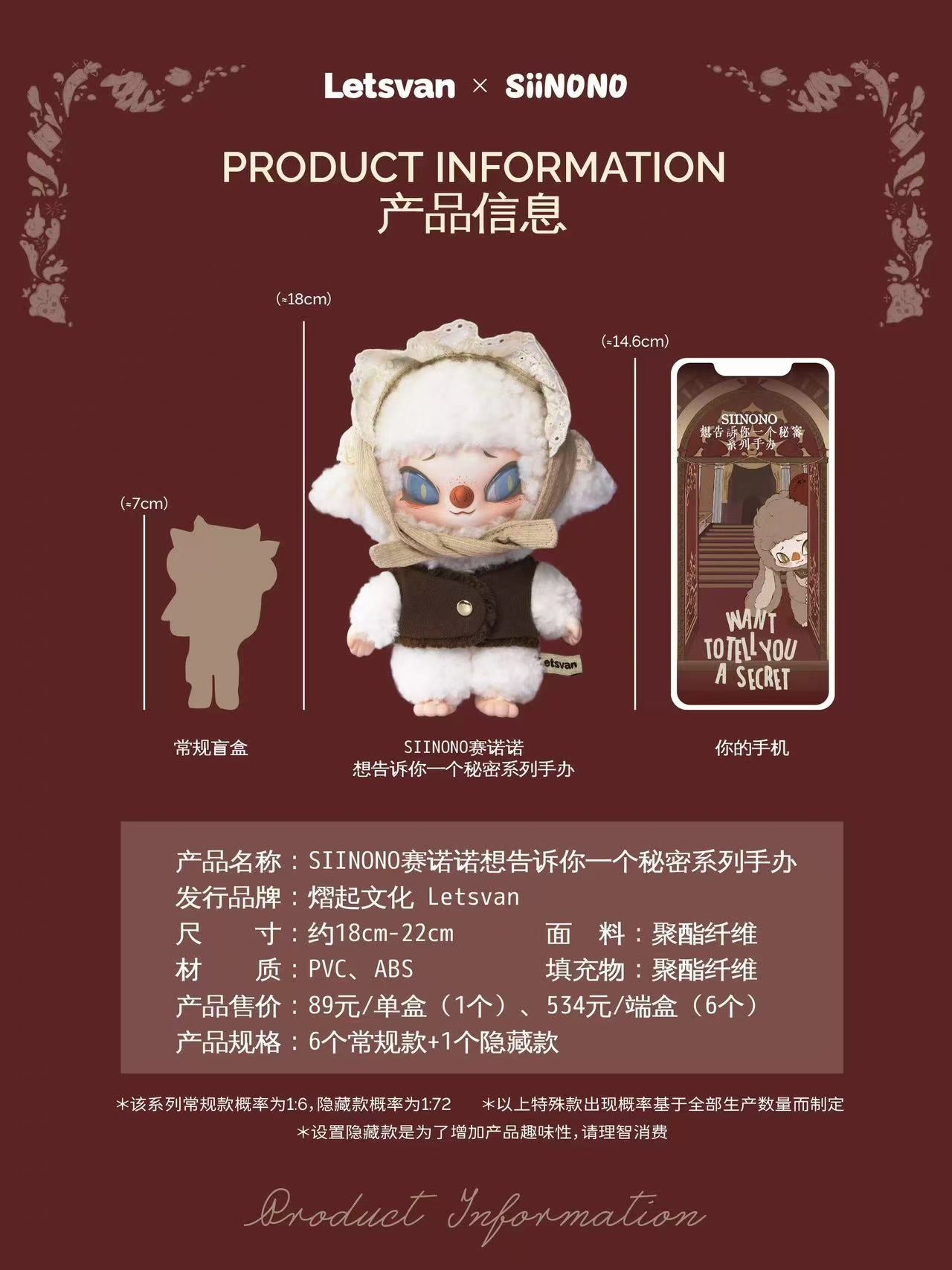 SIINONO Want To Tell You A Secret Series Blind Box