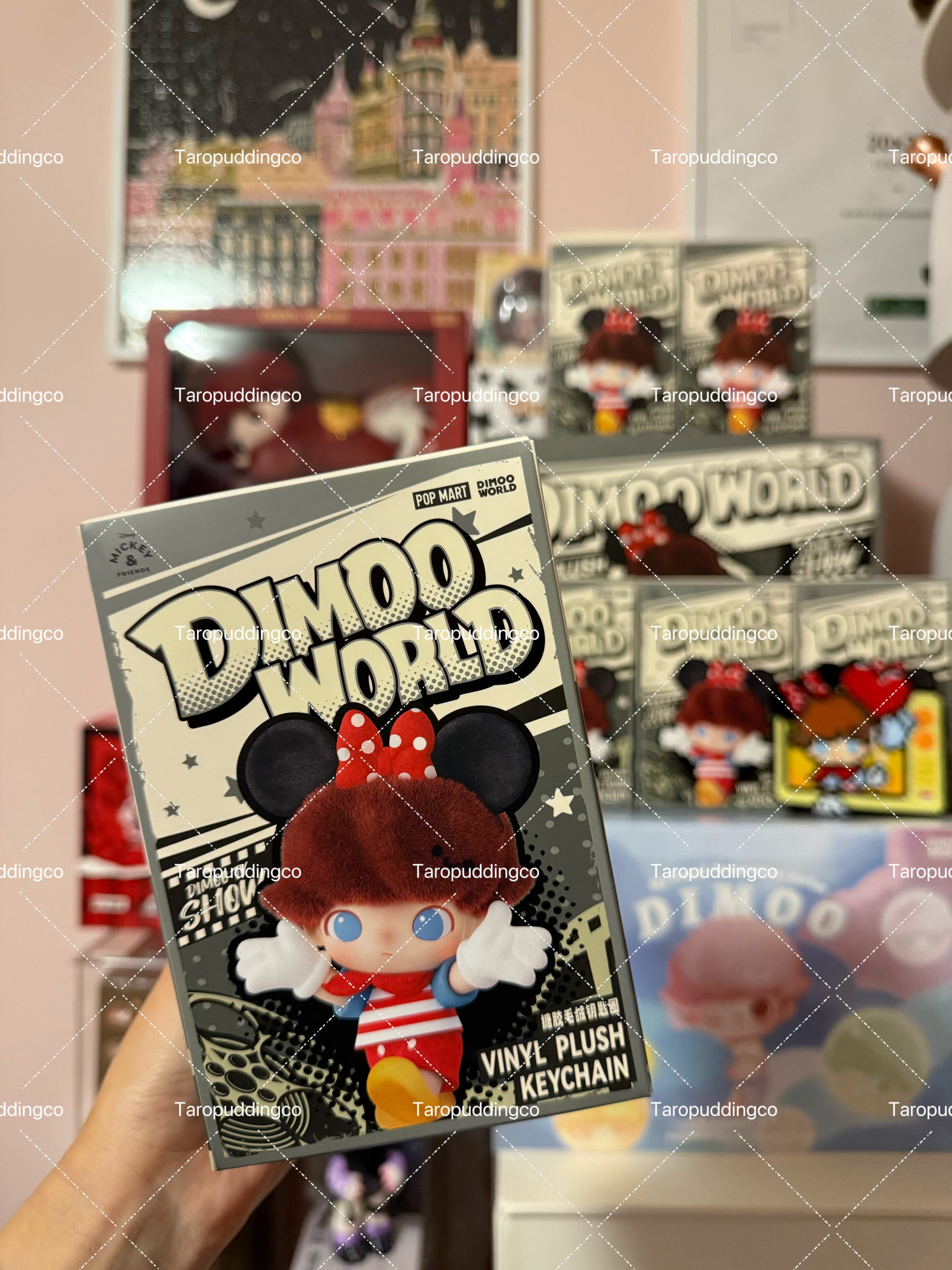 POP MART DIMOO WORLD × DISNEY Series-Vinyl Plush Keychain