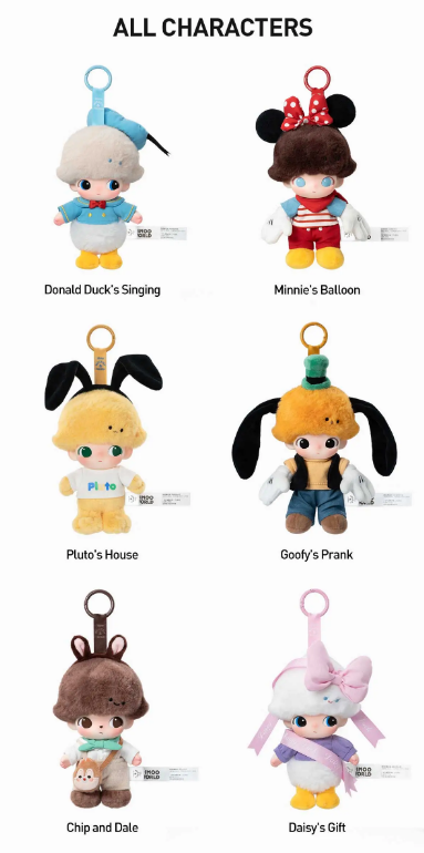 Blind Box | Dimoo World x Disney Series Vinyl Plush KeyChain
