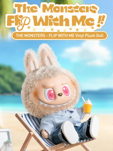 Labubyu THE MONSTERS - FLIP WITH ME Vinyl Plush Doll