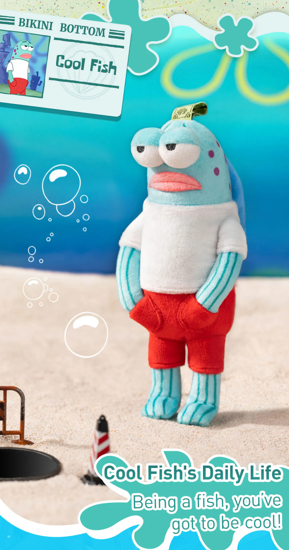 Bikini Bottom Buddies Blind Box – Pop Mart Plush Collectible