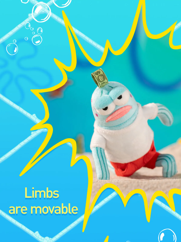 POP MART Bikini Bottom Buddies ボックス Bikini Bottom Buddies - Whimsical Plush Blind Box By POP