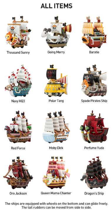 One Piece - Grand Line Series Vehicles Blind Box