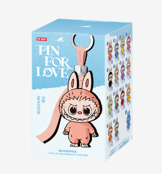 THE MONSTERS Pin for Love Series-Vinyl Plush Pendant Blind Box (N-Z)